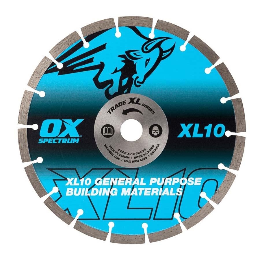 Picture of OX Spectrum Trade XL-10 Segmented Diamond Blade General Purpose 230/22.23mm