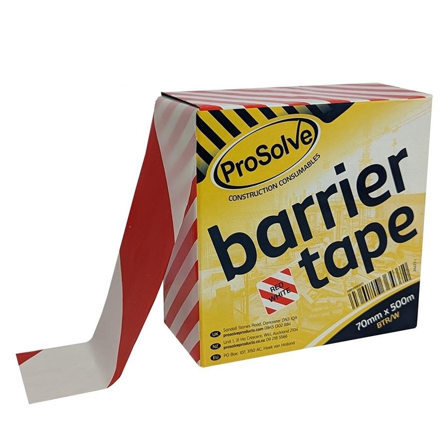 Picture of Prosolve Barrier Tape Red/White 70mmx500m