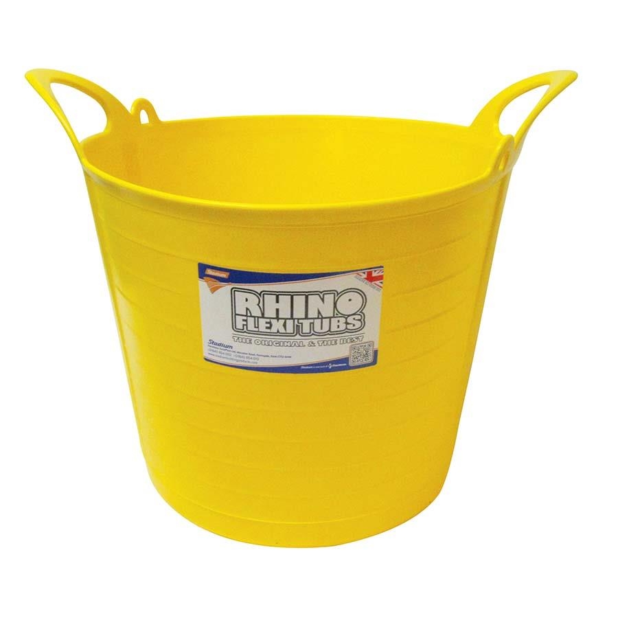 Picture of Rhino Flexi Tub 26L Yellow