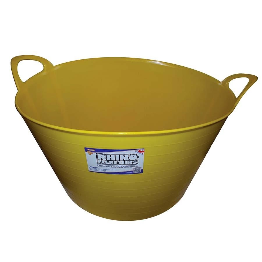 Picture of Rhino Flexi Tub 75L Yellow