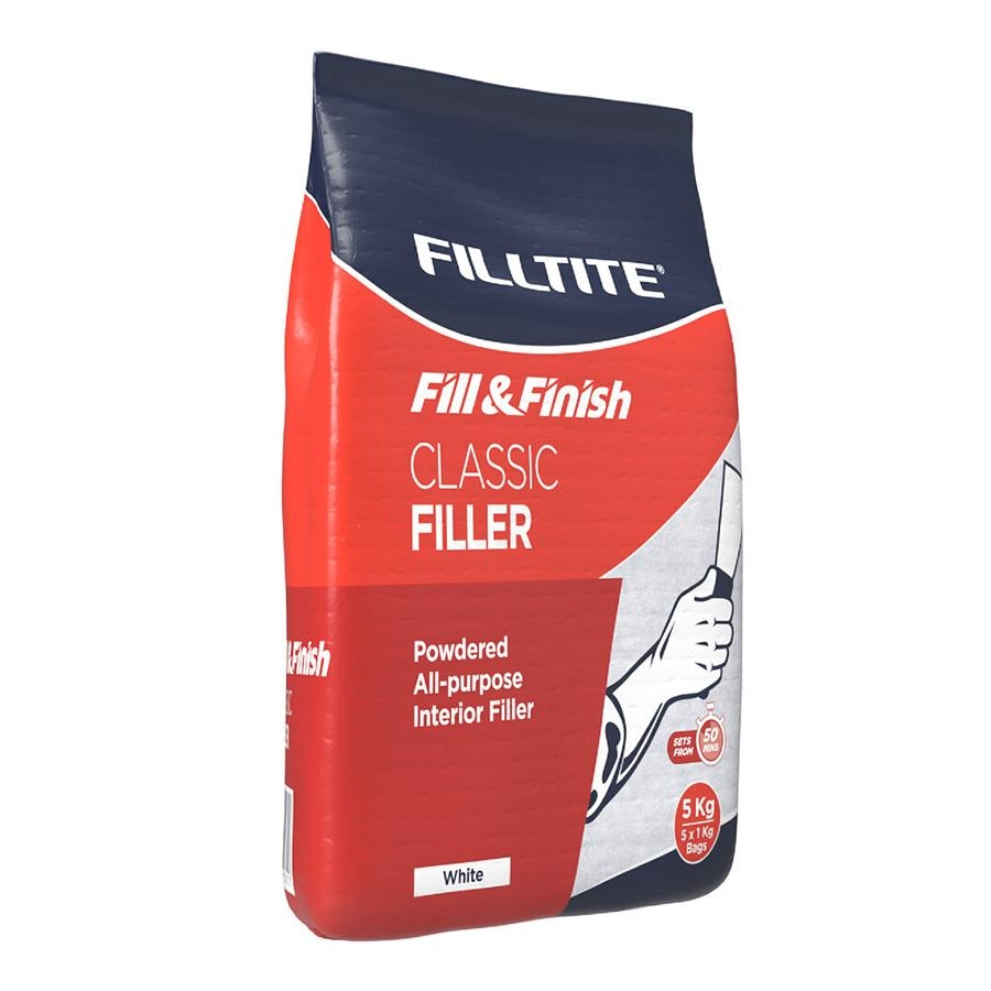 Picture of Filltite Fill & Finish Classic Filler Interior White 5kg Bag