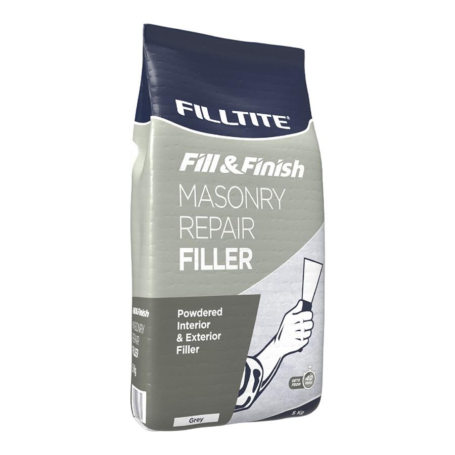 Picture of Filltite Fill & Finish Masonry Repair Filler Grey 5kg Bag
