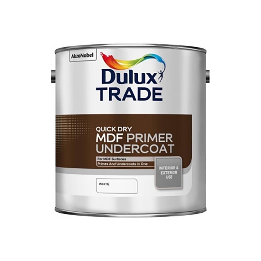 Picture of Dulux Trade Quick Dry MDF Primer Undercoat 2.5L White 