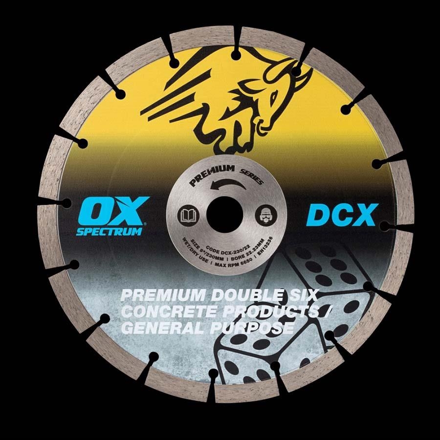 Picture of OX Spectrum Plus Double Six Diamond Blade GP 230/22.23mm