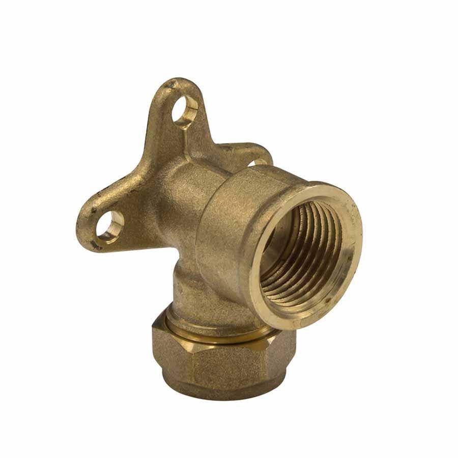 Picture of Compression Wallplate Elbow CxFI 15mm x 1/2in