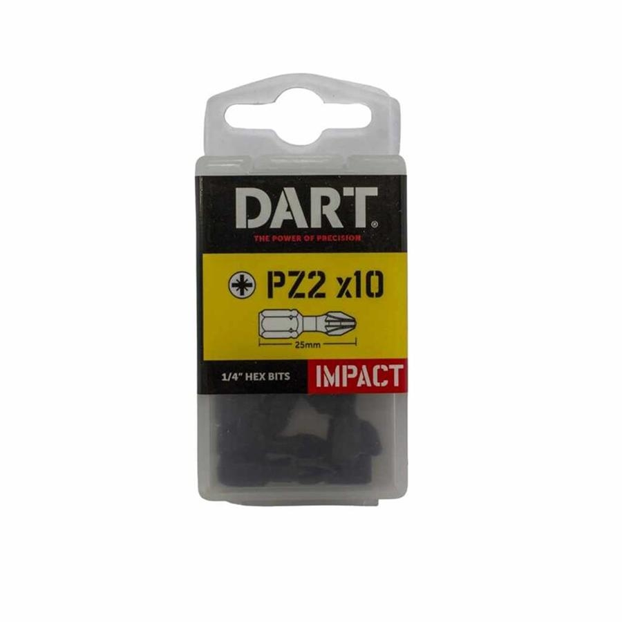 Picture of Dart Impact Driver Bit PZ2 25mm Pk 10