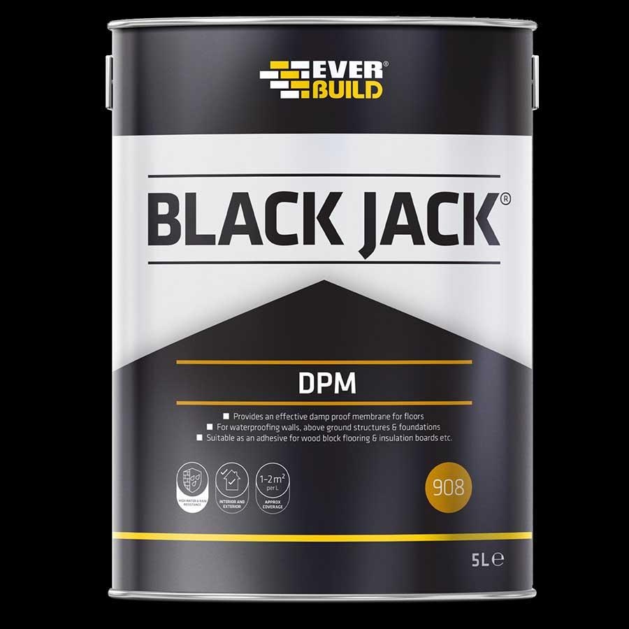 Picture of Everbuild Black Jack 908 DPM 5L