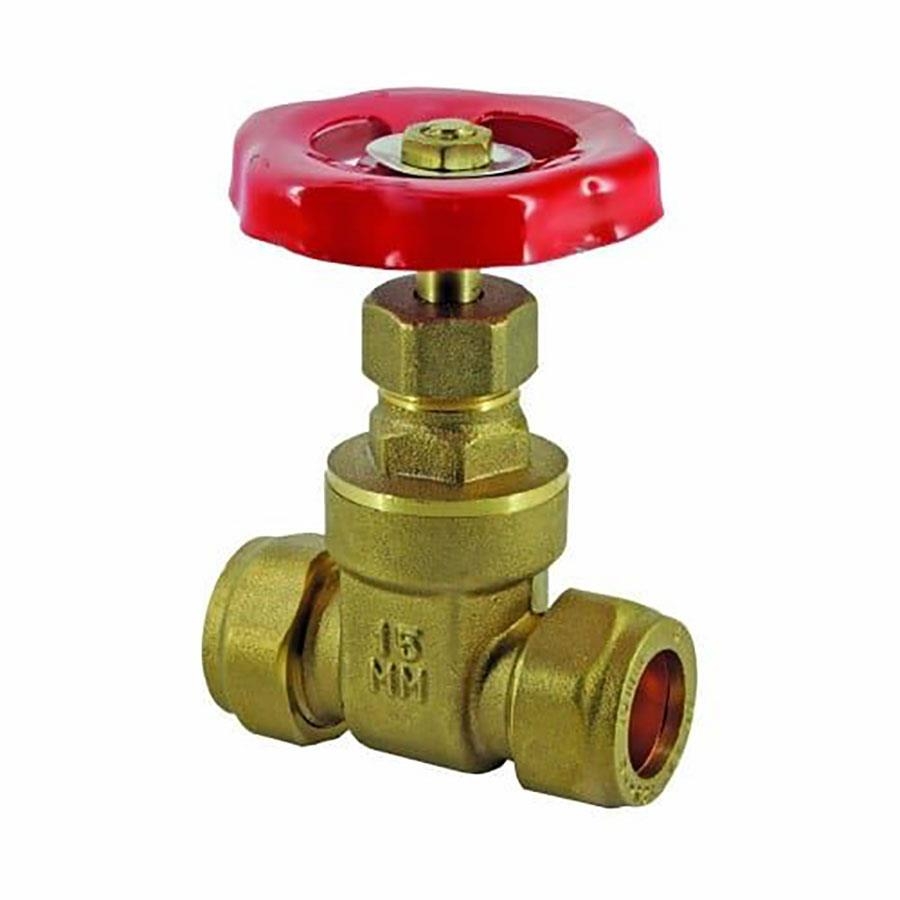 Picture of Brass Gatevalve BS CxC 15mm