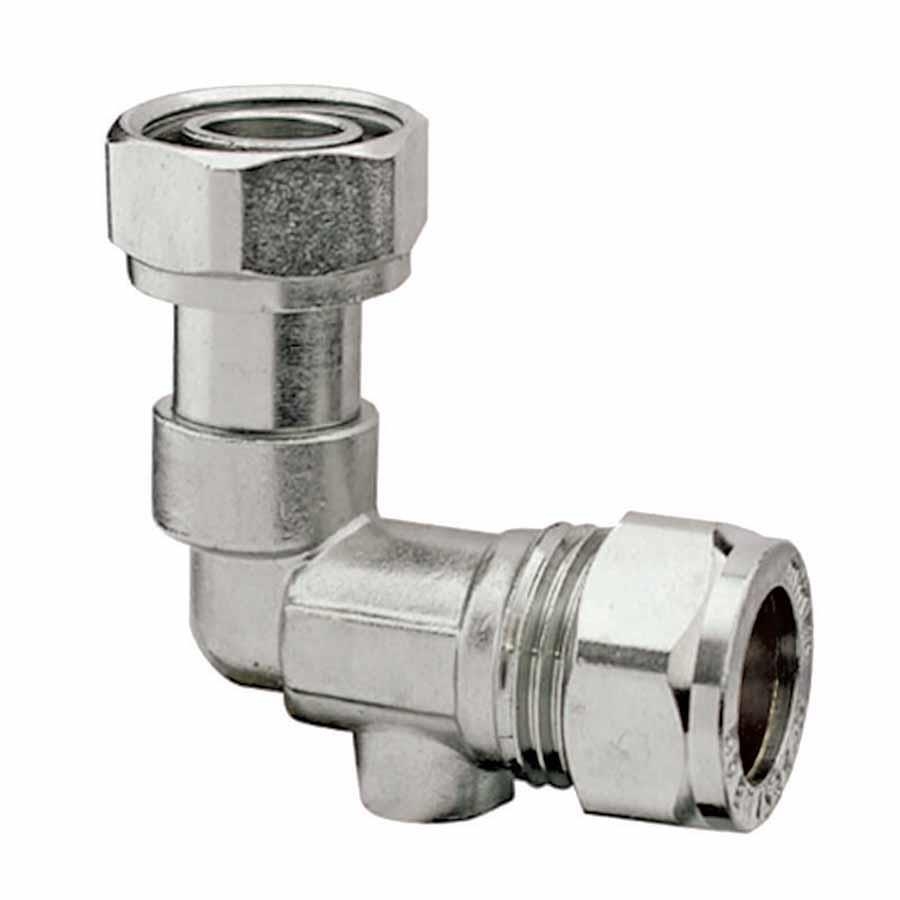 Picture of Service Valve Angle Chrome Plated 15mm x 1/2in