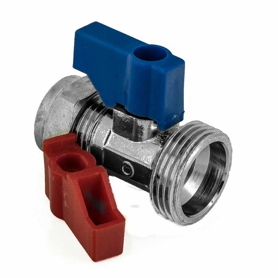 Picture of Washing Machine Tap & DCV Light Pattern CP Straight 15mm x 3/4in