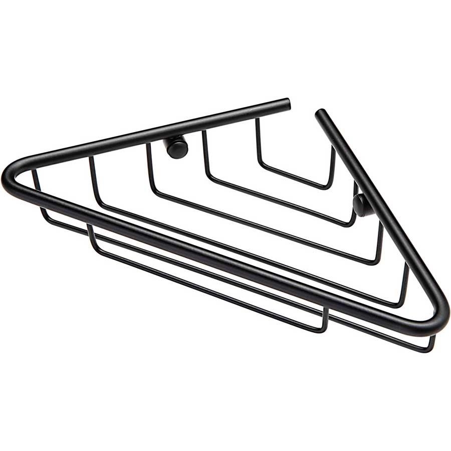 Picture of CBSH105489 Hidcote 1-Tier Corner Shower Caddy - Black