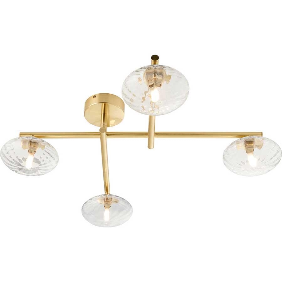 Picture of CBSH106309 Hatfield Ceiling Light - Brushed Brass