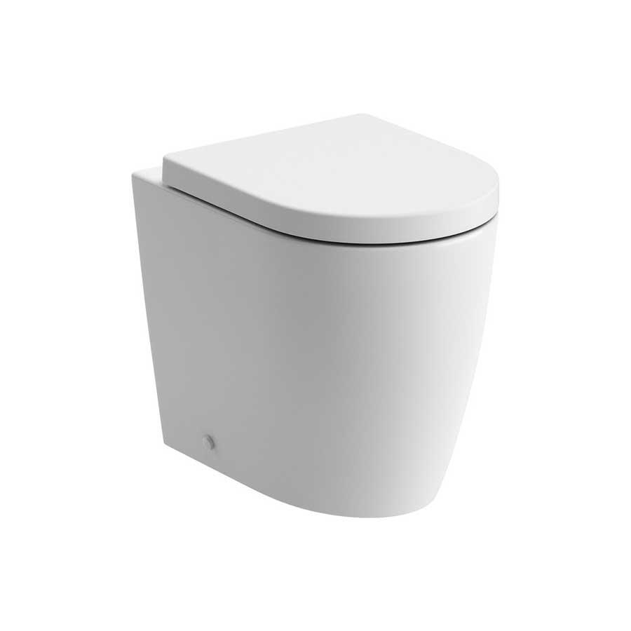 Picture of CBSH106144 Cheltenham Rimless Back To Wall Comfort Height WC & Soft Close Seat