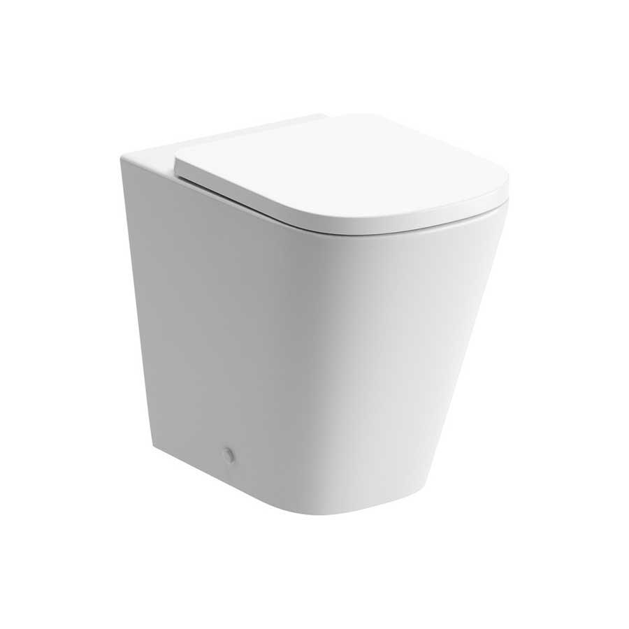 Picture of CBSH107409 Monmouth Square Soft Close Toilet Seat - White