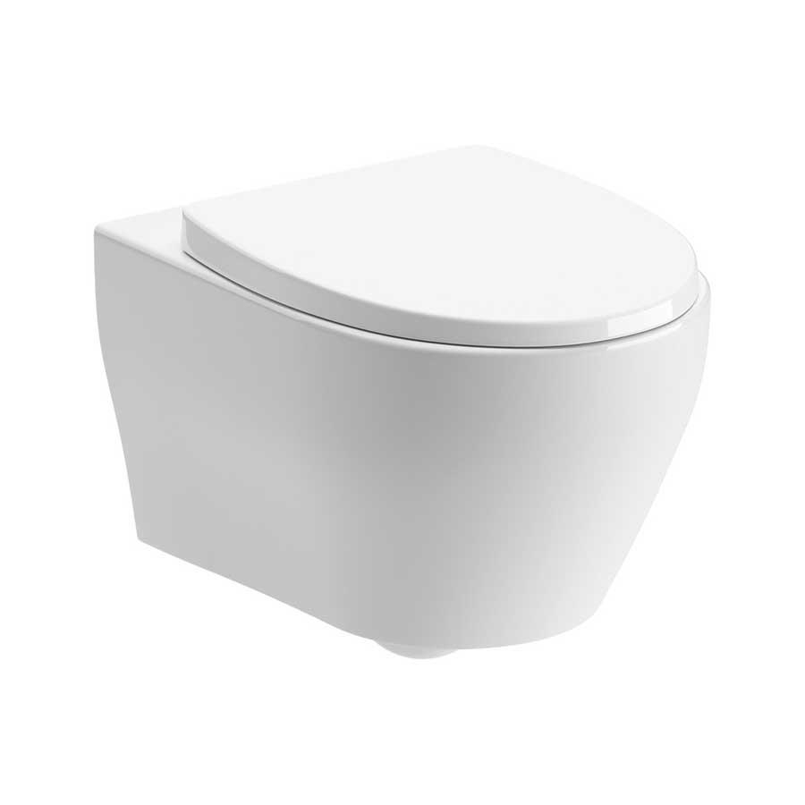 Picture of CBSH107428 Nuneaton Slim Soft Close Toilet Seat - White