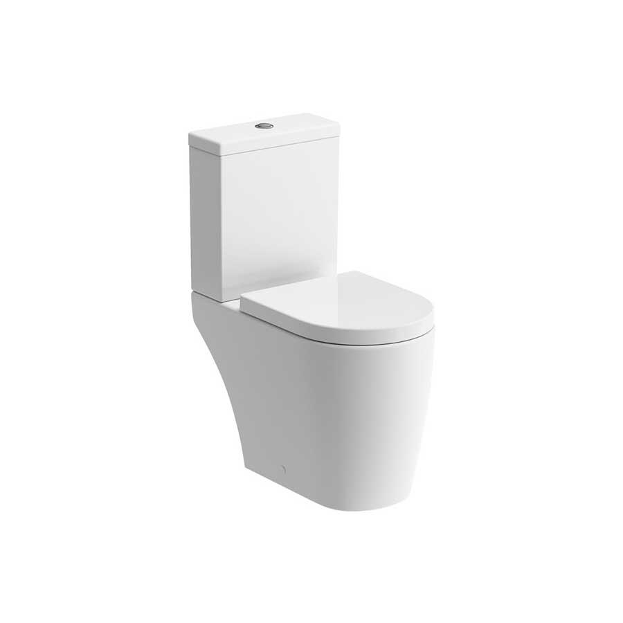 Picture of CBSH1928 Cheltenham Rimless Close Coupled Open Back WC & Soft Close Seat
