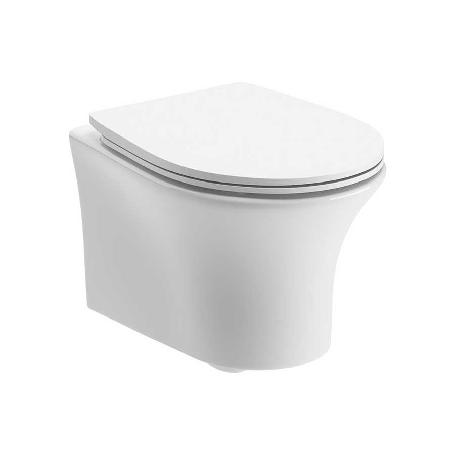 Picture of CBSH104937 Coventry Rimless Wall Hung WC & Soft Close Seat