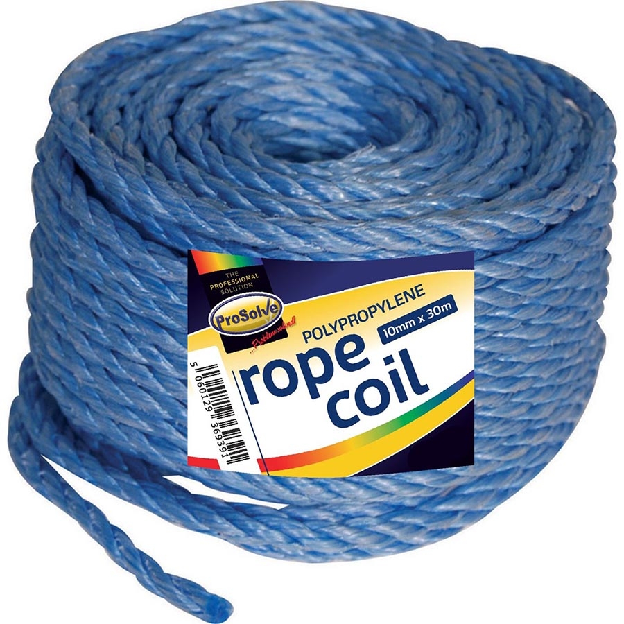 Prosolve Polypropylene Rope Coil 10mm X 30m