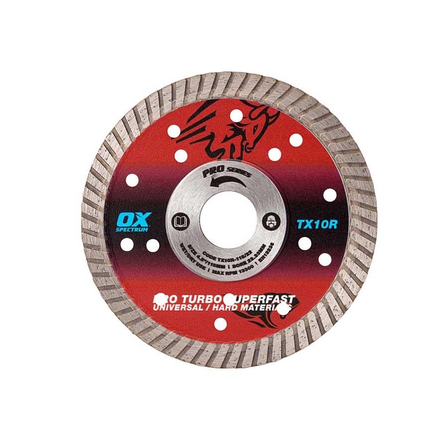 Picture of OX Spectrum Superior Turbo Dia Blade Multi-Steel 115/22.23mm