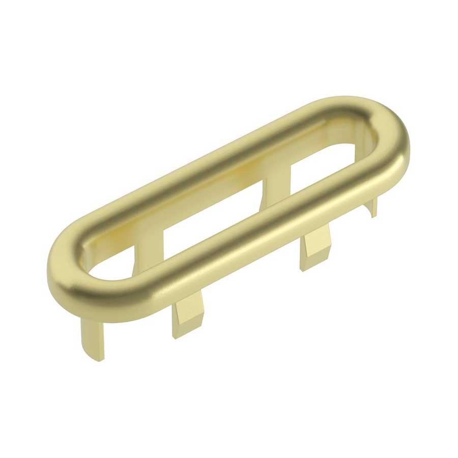Picture of CBSH106330 Oval Overflow Ring - Brushed Brass