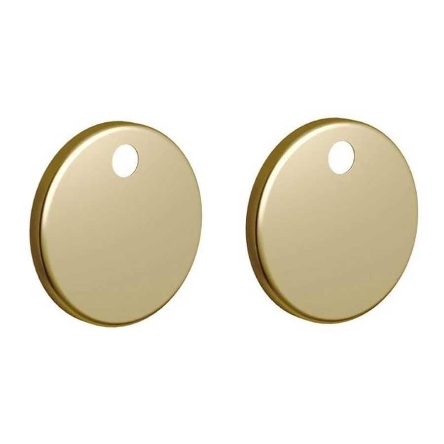 Picture of CBSH106333 Toilet Seat Cover Caps - Brushed Brass