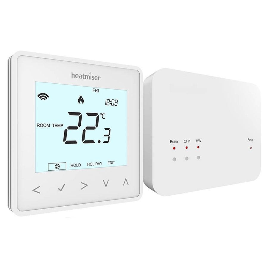 Picture of Heatmiser NeoAir Bundle RF inc Stat, Switch and Stand White