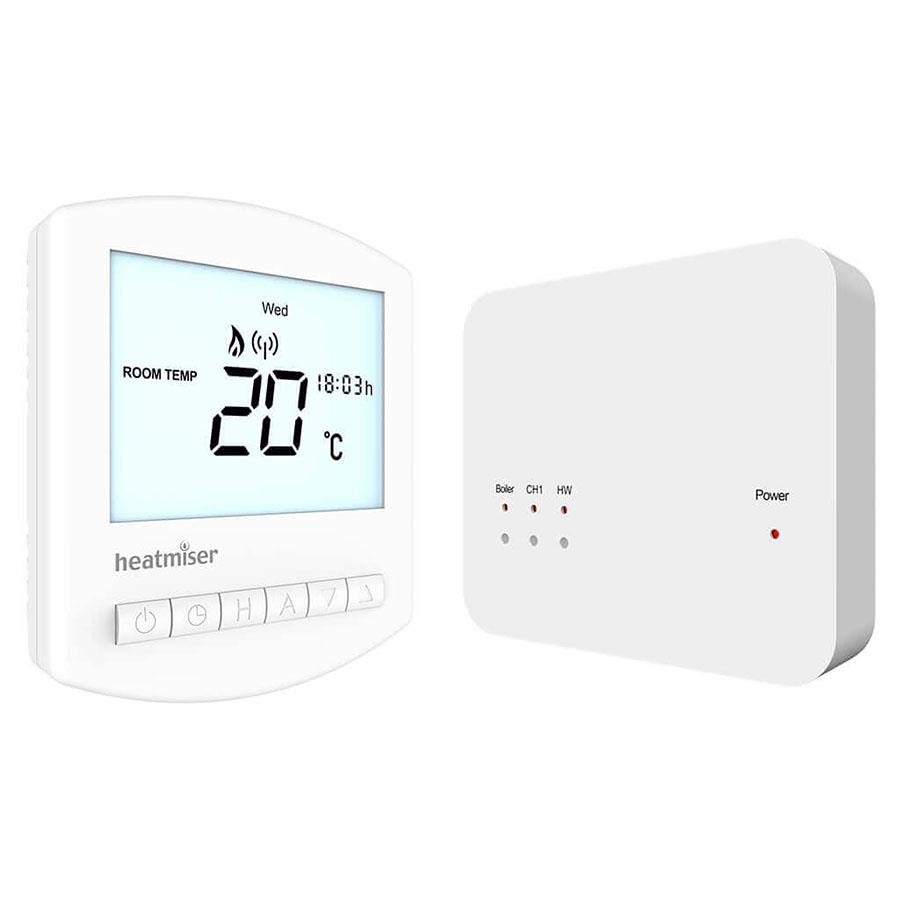 Picture of Heatmiser Slimline-RF Kit Thermostat & Reciever V3