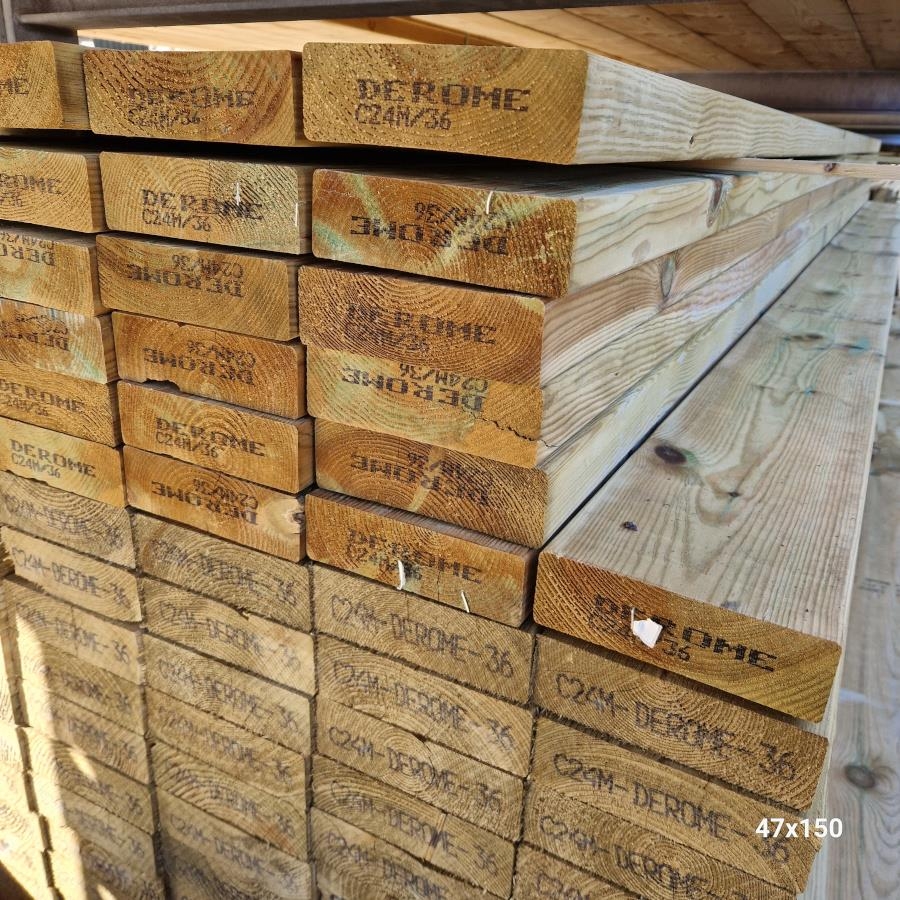 Picture of 47x150mm C24 Regularised & Treated Timber 3.6m