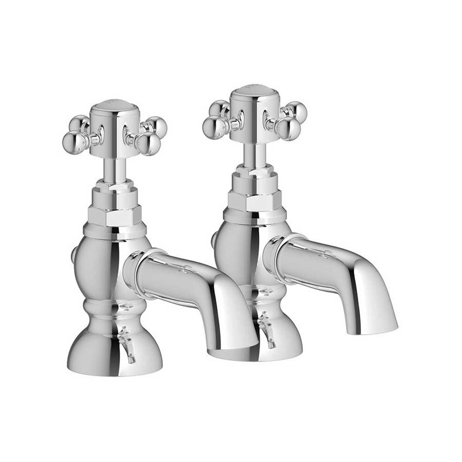 Picture of CBSH105598 Close Bath Pillar Taps - Chrome