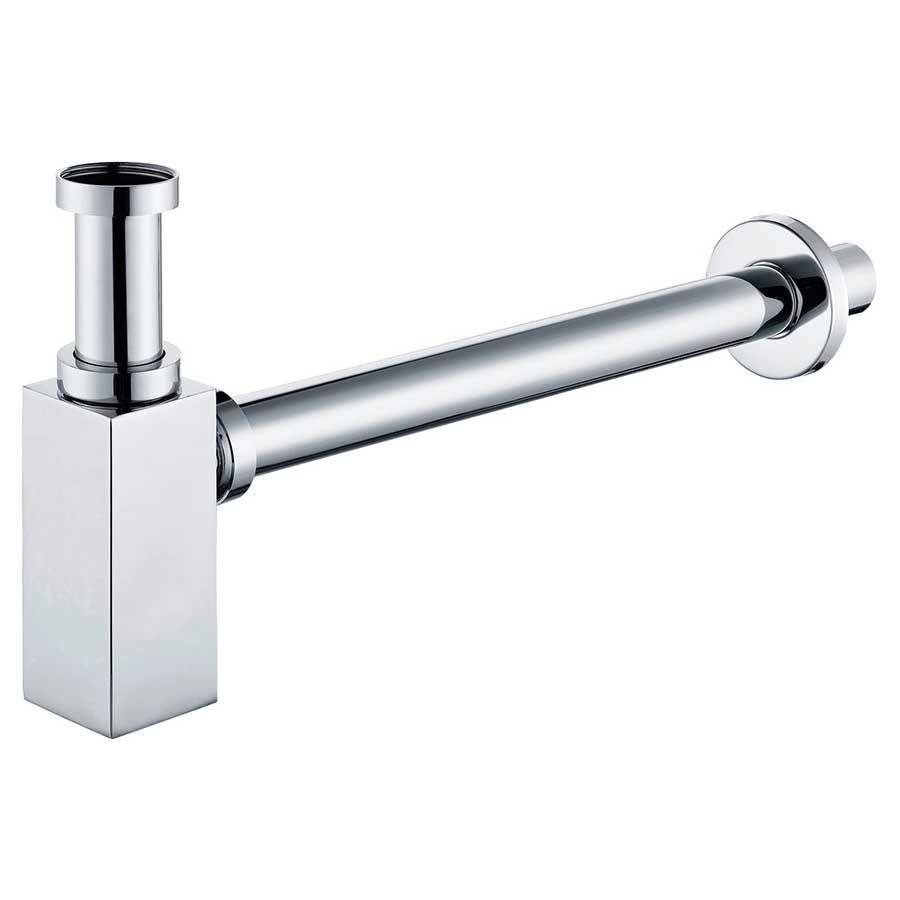 Picture of CBSH105681 Square Bottle Trap - Chrome