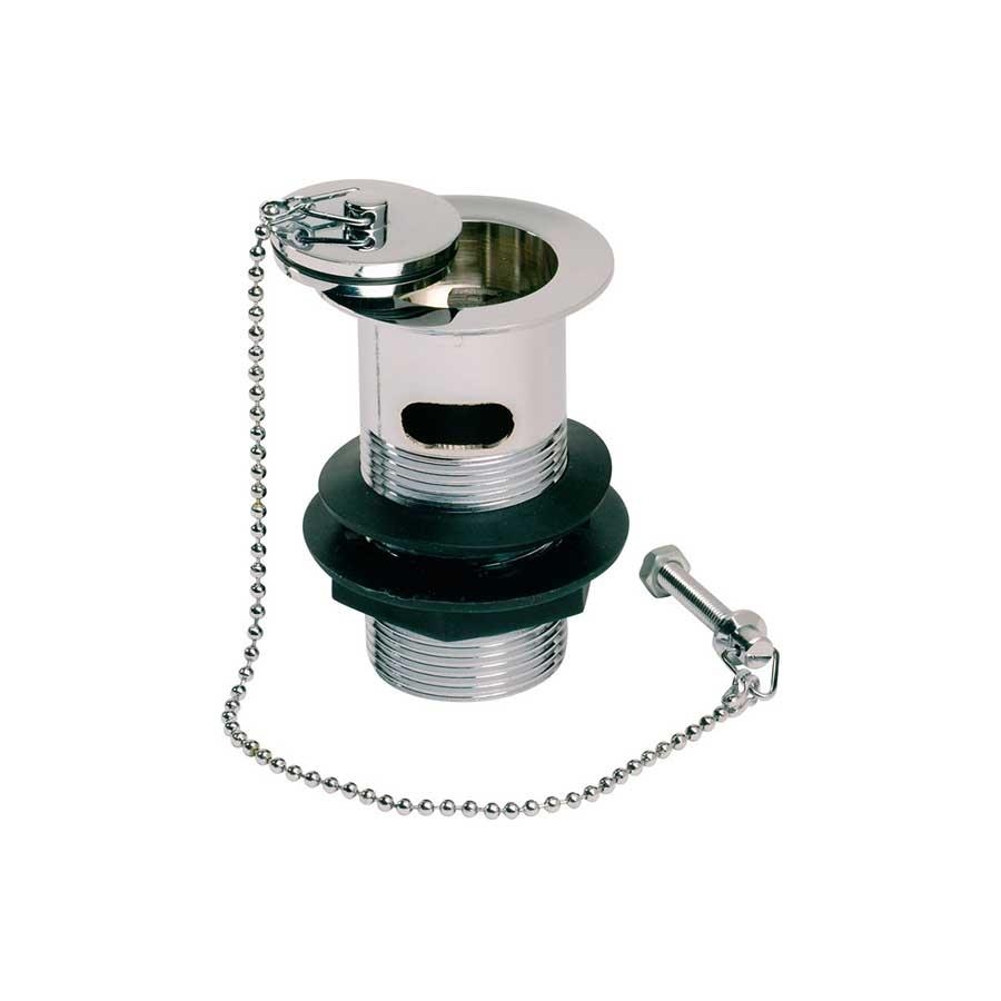 Picture of CBSH105682 Slotted Basin Plug & Chain Waste - Chrome