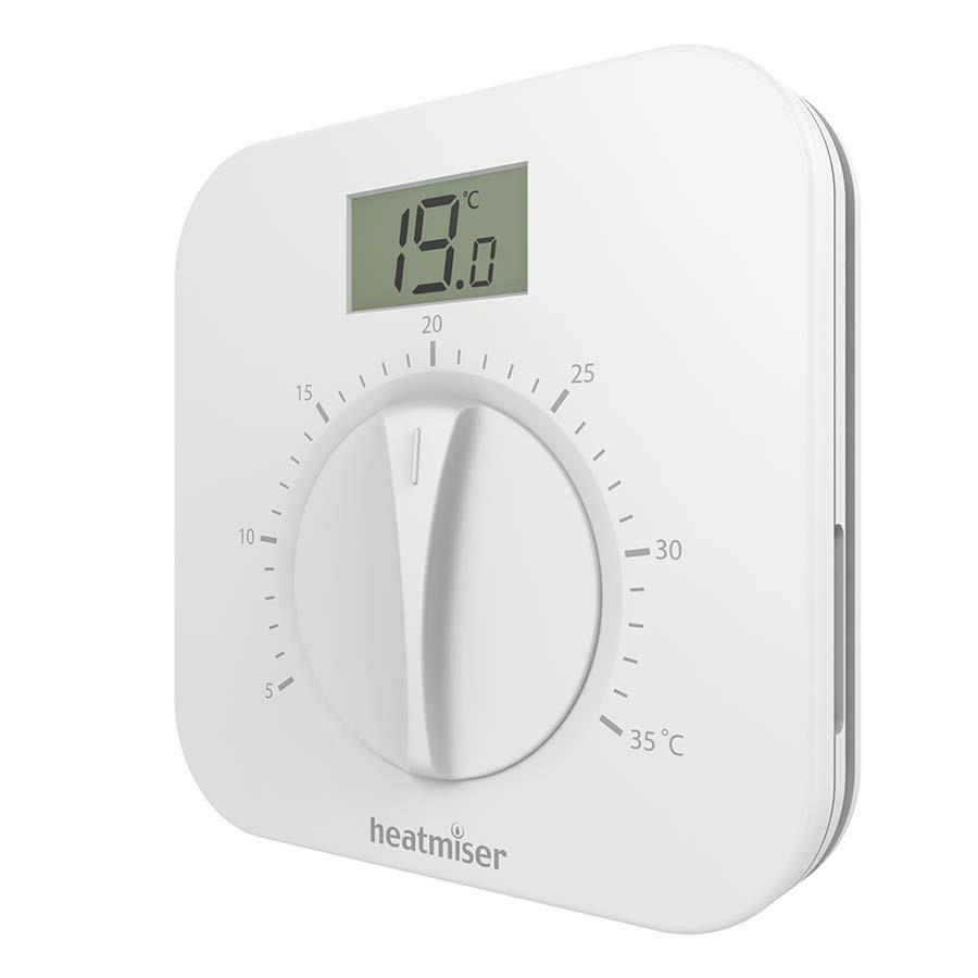 Picture of Heatmiser Dial Thermostat With Digital Display DS1-L