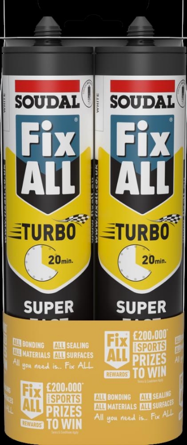 Picture of Soudal Fix All Turbo White Duo Pack