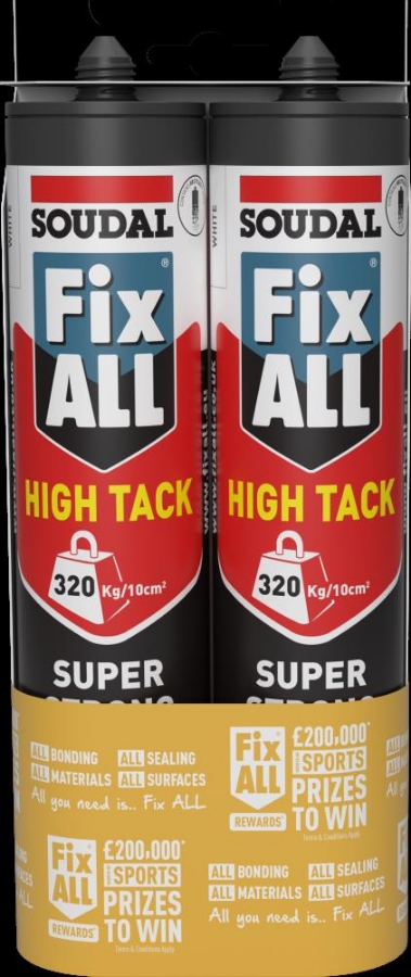 Picture of Soudal Fix All High Tack White Duo Pack