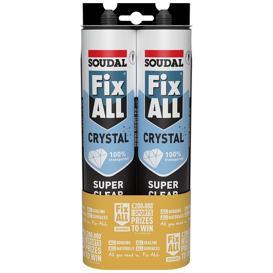 Soudal Fix All Crystal Duo Pack