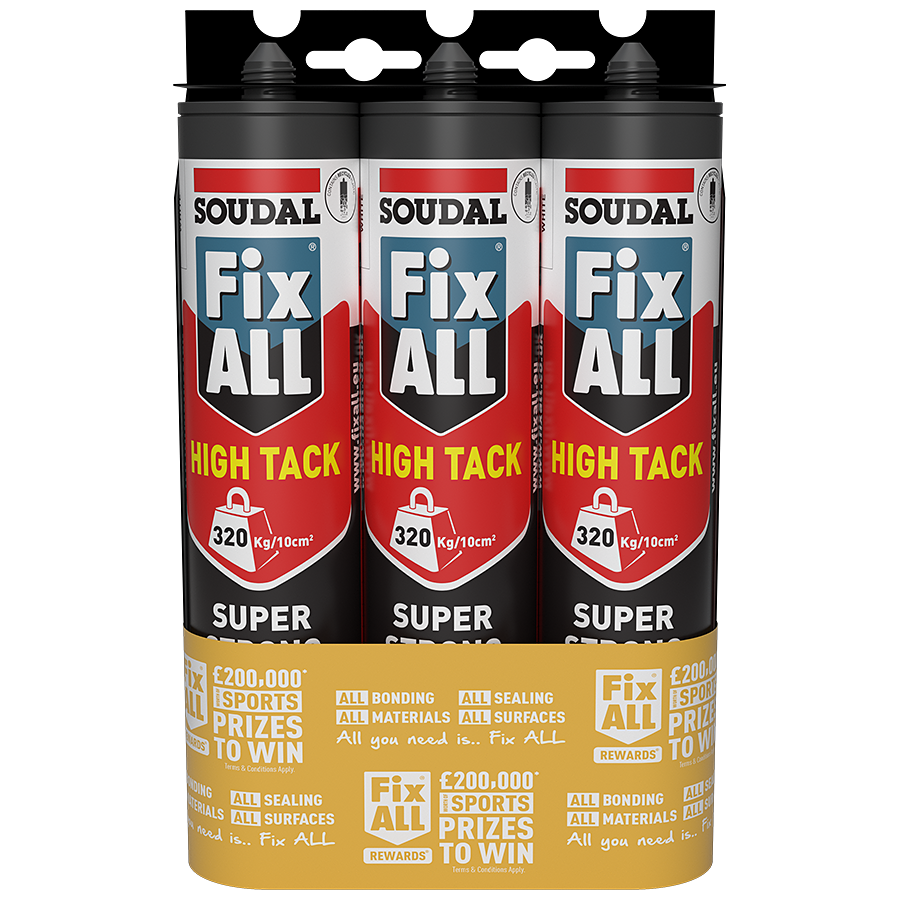 Soudal Fix All High Tack White Triple Pack