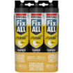 Soudal Fix All Turbo White Triple Pack