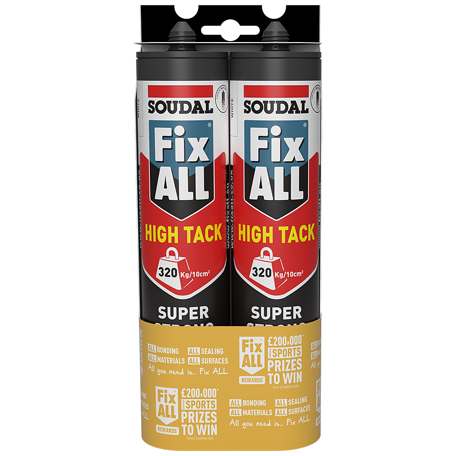 Soudal Fix All High Tack White Duo Pack