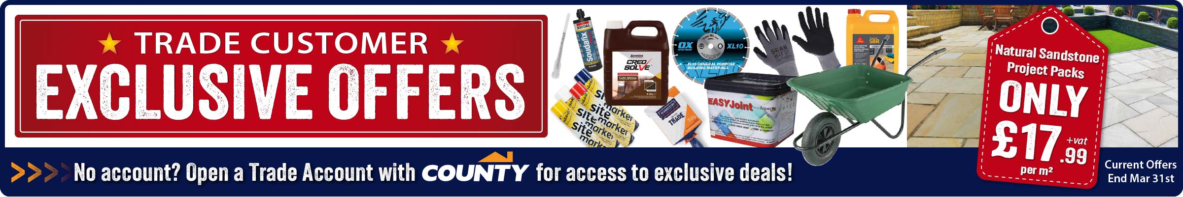 Trade Customer Exclusive Offers this March