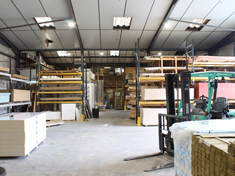 Evesham shed dry storage