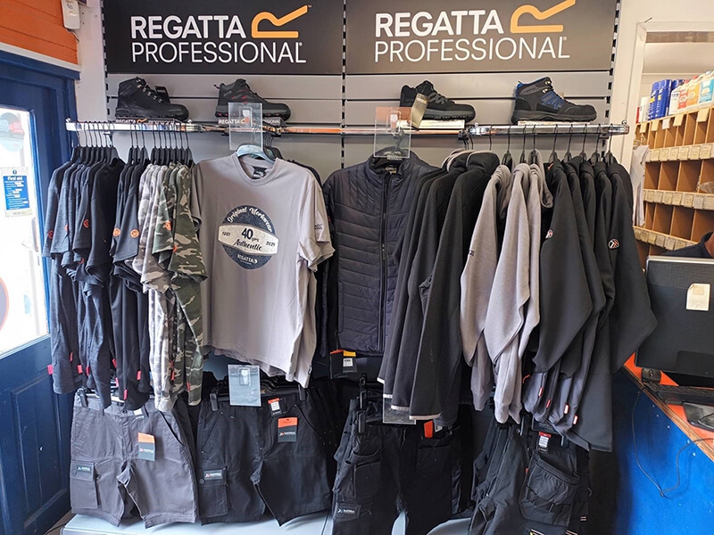 Evesham shop clothing range