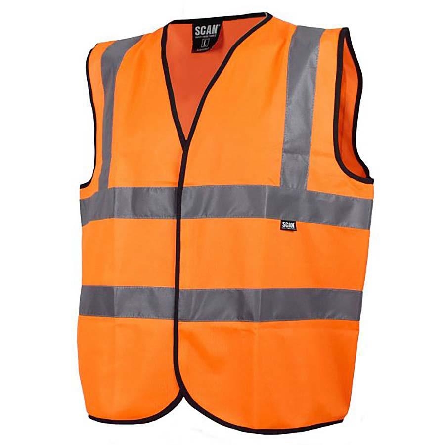 Picture of Scan Hi-Vis Waistcoat Orange X-Large