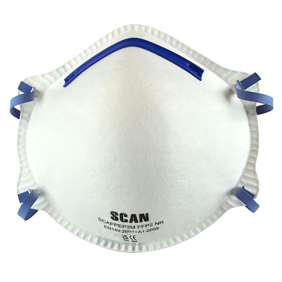 Picture of Scan Moulded Disposable Mask FFP2 Pack 3