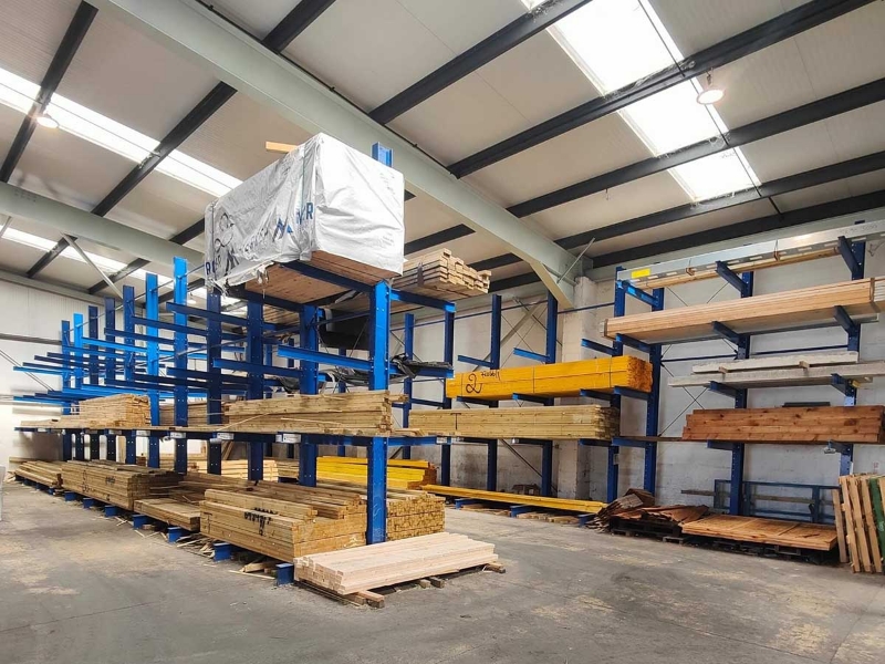 County Building Supplies Tetbury timber racking