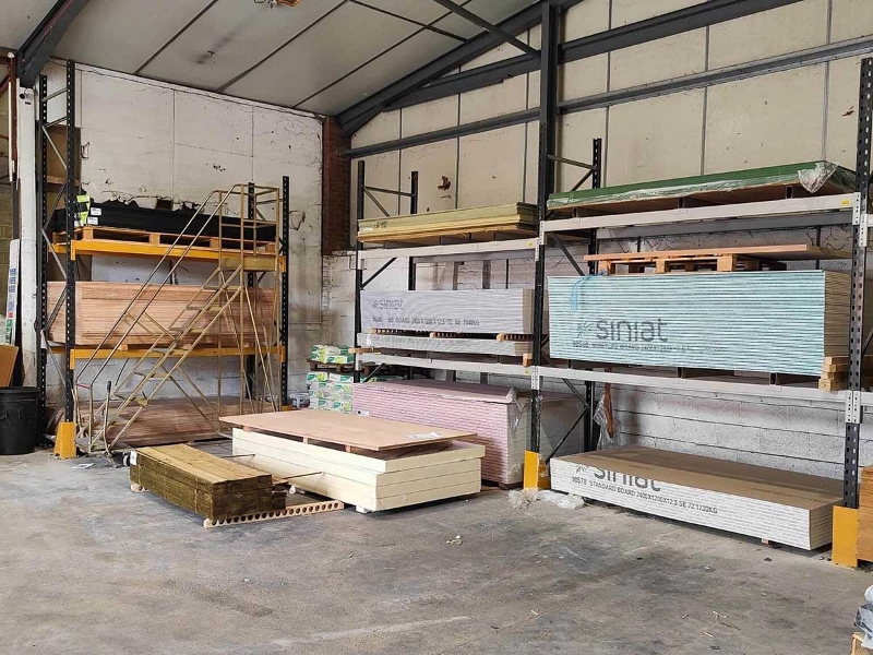 County Building Supplies Evesham branch Siniat plasterboards