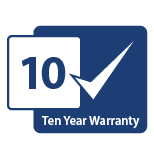 10 Year Warranty