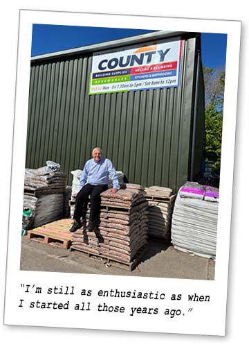 Martyn outside the new Shed at Malvern branch