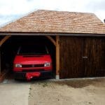 Two Bay Oak Framed Garage