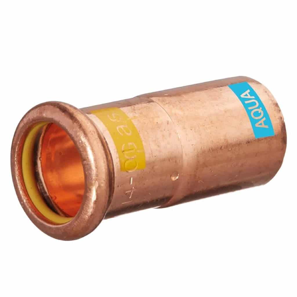 M-PRESS Aquagas Copper 22mm x 15mm Socket Reducer