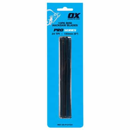 OX Pro High Tension Hacksaw Blades 6in